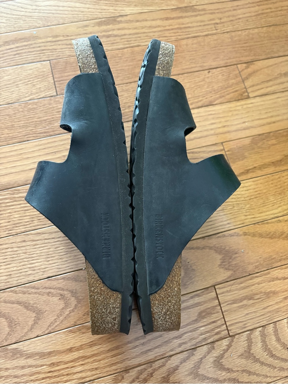 Birkenstock Black Double-Strap Buckle Sandals - Picture 2 of 9